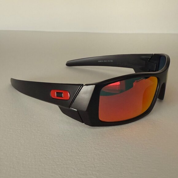 Oakley Gascan Red Reflective Lenses 9014 - Picture 1 of 10
